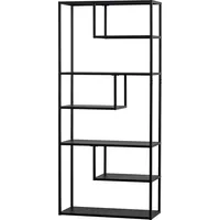 Woood Regal »Teun«, - 85x35x188cm - schwarz