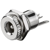 Goobay DC-Einbaubuchse Stift 21 mm, Ø innen: 2,1 mm