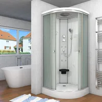 AcquaVapore Duschkabine Fertigdusche Dusche Komplettkabine D10-00M0 80x80 cm ohne