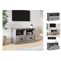 VidaXL TV-Schrank Grau Sonoma 80x35x50 cm Holzwerkstoff