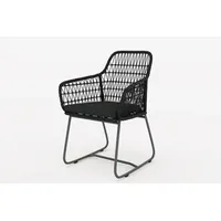 Ibiza 90's Verona Sessel, anthrazit/charcoal, Aluminium/Rope/Olefin, 60 x 62