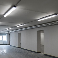 ETC Shop Wannenleuchte LED Kunststoff 150x6,5x5,8 cm 4er Set