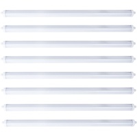 ETC Shop Wannenleuchte led Feuchtraumlampe weiß Werkstattleuchte Industrie IP65,