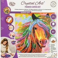 Craft Buddy Crystal Art Colourful Rainbow Horse