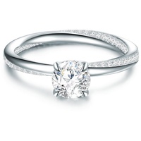 Trilani Ring Sterling Silber Zirkonia in 50 Damen
