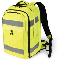 Dicota Rucksack Hi-Vis Recycling-PET gelb