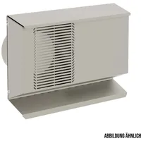 Kermi x-well Wetterschutzgitter doppelt NW 125, waagrecht, RAL9016
