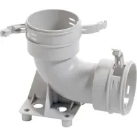 Vaillant Bogen 90° mit Befestigungssockel für Luftschlauch rund Ø