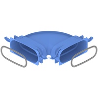 Kermi x-well Bogen 90 Grad horizontal, 132x52