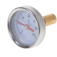 Goshe Axial-Bimetallthermometer 40mm 0-120°c 1/4"