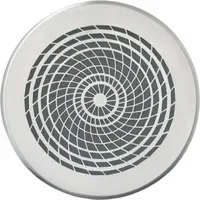 Vaillant Design Abdeckblende rund Ø 125 mm Vortex Edelstahl