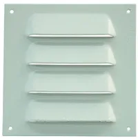 Marley - Alu-Lüftungsblech weiss eckig Belüftungsgitter