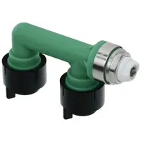 LE SANITAIRE Flamco Prüf- und Abdrückbrücke 15 mm Kunststoff
