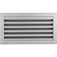 Upmann Wetterschutzgitter eckig zum Einbauen 395x195 mm