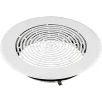 Vaillant Zu-/Abluftgitter rund 125 mm Langloch Weiß