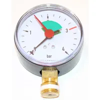 Afriso Rohrfeder-Manometer 63mm DN10 (3/8") 3,0bar radial