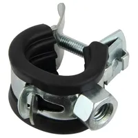 Berner Rohrschelle 20 - 23 mm 1/2 Zoll M8