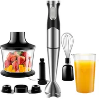 NWOUIIAY Handmixer Stabmixer Elektrischer 6-in-1 1200W Edelstahl Pürierstab mit