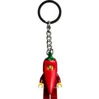 LEGO Schlüsselanhänger - Chilischoten-Mädchen - Minifigur 854234 Schlüsselanhänger mit