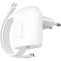 Belkin BoostCharge USB-C Ladegerät mit USB-C Kabel mit Lightning
