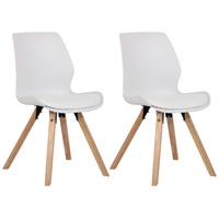 CLP 2er Set Stuhl Luna Kunststoff I Stoff I