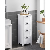 VASAGLE Badschrank LHC40W weiß 30,0 x 28,5 x 82,0