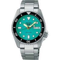 Seiko 5 Sports Unisex Automatikuhr Stahl/Türkis