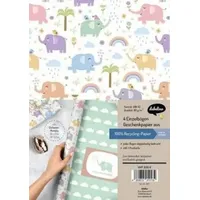 Dabelino Geschenkpapier-Set Elefanten