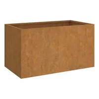 VidaXL Pflanzkübel 62 x 40 x 39 cm Cortenstahl