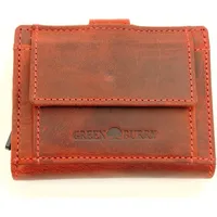 GREENBURRY Vintage Kartenetui Herren Portemonnaie rot