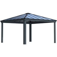 Palram Canopia Dallas 4,3x4,3m Gartenpavillon, anthrazit