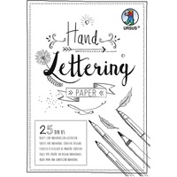 Ursus 24929201 - Handlettering Paper, weiß, DIN A5, 200