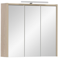 Schildmeyer Spiegelschrank Juba 151290, Eiche hell Dekor, 65 x