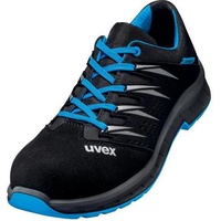 Uvex Halbschuh schwarz/blau uvex 2 trend, S1, 45