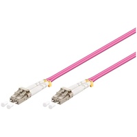 Goobay 95939 Glasfaser Kabel Multimode OM4 Violett