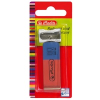 Herlitz Metallanspitzer und Radierer DG36 im Set, 2 Stück