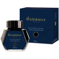 Waterman Füllertinte im Tintenfass | Intense Black | Tintenflacon