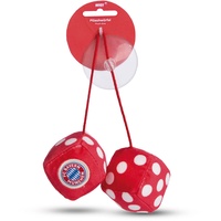 NICI 49081 - Plüschwürfel FC Bayern, Fan-Würfel mit Saugnapf