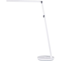 Beliani LED Schreibtischlampe weiß matt 48 cm verstellbar DORADO