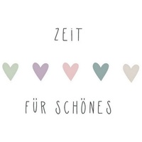 Ppd Servietten "Zeit für Schönes", 33 x 33 cm,
