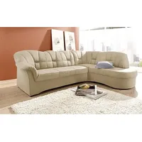 DOMO collection Ecksofa DOMO COLLECTION "Papenburg, zeitlose Rückensteppung, elegante