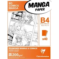 Clairefontaine 94049C Manga Etui BD/Comic (DIN B4, 27,5 x