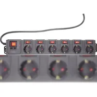 Renkforce Steckdosenleiste 1,50 m Schwarz 1 St.