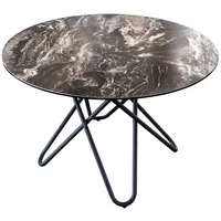 Riess-Ambiente Esstisch ELLIPSE 120cm Naturstein Keramik Hairpin Legs made