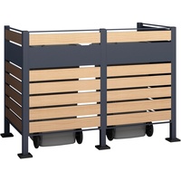 Westmann Mülltonnenbox Planum für 2 x 240 l 160