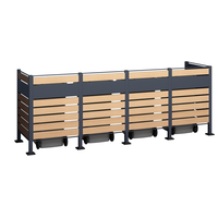Westmann Mülltonnenbox Planum für 4 x 240 l 320