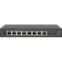 Levelone GES Desktop Gigabit Smart Switch, 8x RJ-45, 2x