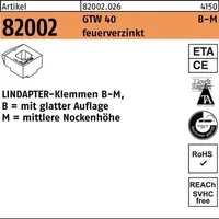 Lindapter GT B MM 16 feuerverzinkt, mittel ** S