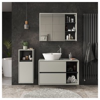 Vicco Midischrank Viola Grau/Anthrazit 38 x 80 cm