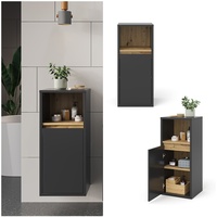 Vicco Midischrank Viola Anthrazit/Eiche 38 x 80 cm
